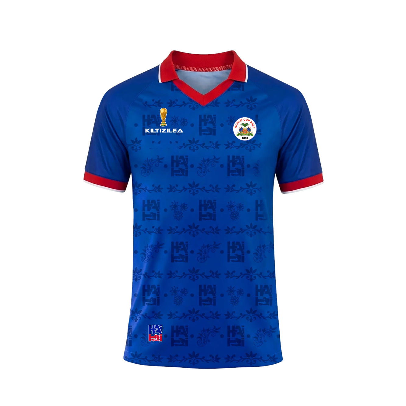 KILTIZILEA Haiti 2026 Football T-Shirt – Blue