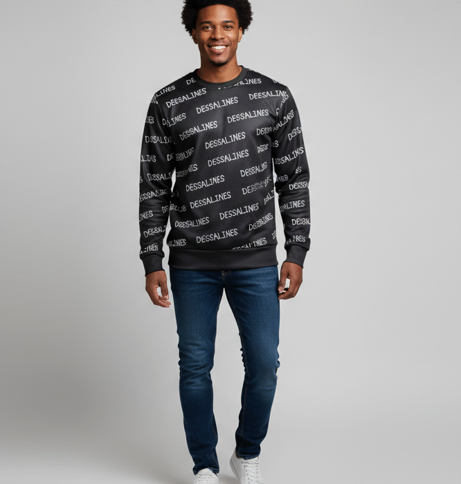 KILTIZILEA "DESSALINES" Legacy Sweatshirt - Black